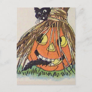 Carte Postale Joyeux Halloween (Carte de Halloween vintage)