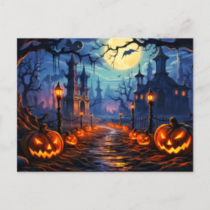 Carte Postale Joyeux Halloween   Logements Hantés Déplaisants