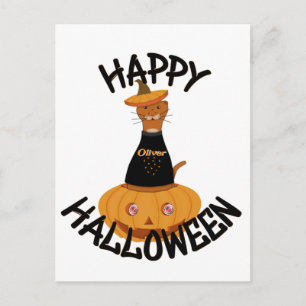 Carte Postale Joyeux Halloween Oliver!