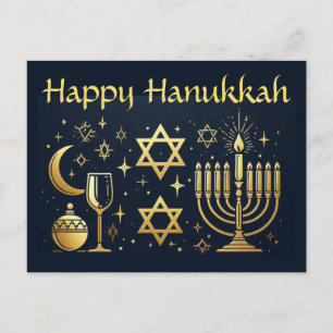 Carte Postale Joyeux Hanukkah