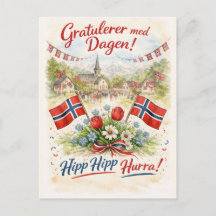 Joyeux Jour de la Constitution norvégienne - 17 Ma
