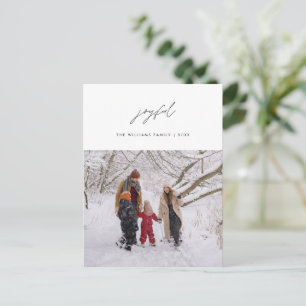 Carte Postale Joyeux, Joyeux Noël, Page de photos de famille