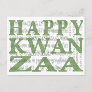 Carte Postale Joyeux Kwanzaa