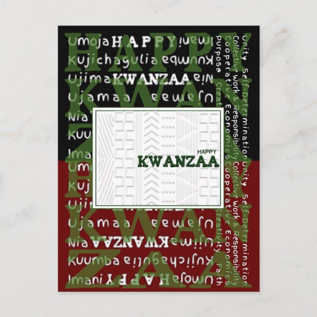 Carte Postale Joyeux Kwanzaa (Devant)