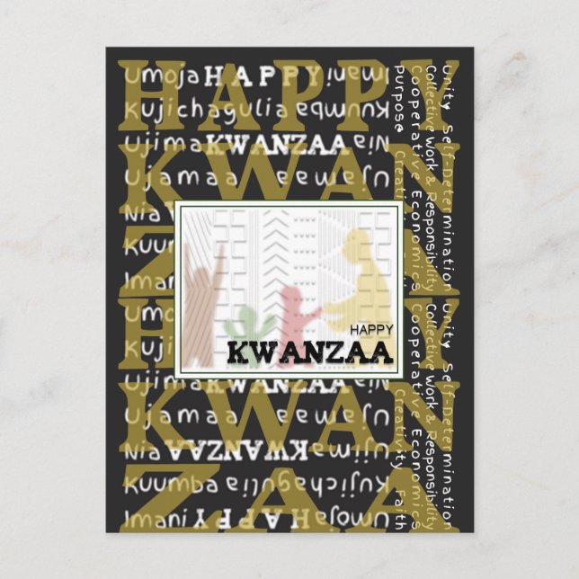 Carte Postale Joyeux Kwanzaa (Devant)
