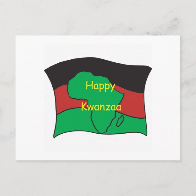 Carte Postale Joyeux Kwanzaa (Devant)