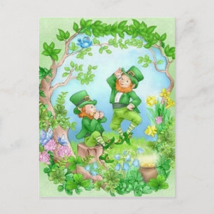 Carte Postale Joyeux Leprechauns