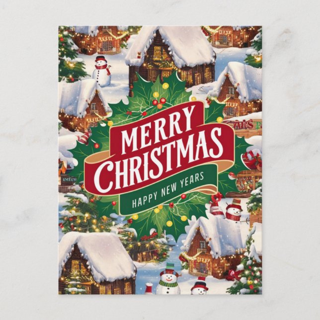 Carte Postale Joyeux Noël (Devant)