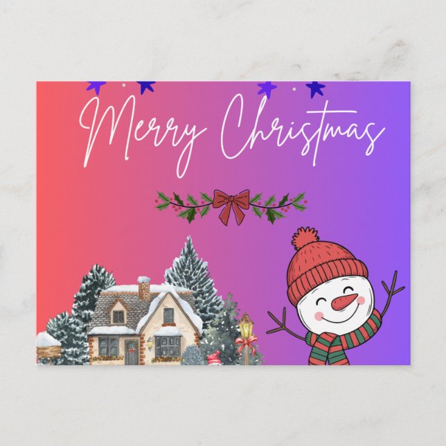 Carte Postale Joyeux Noël  (Devant)