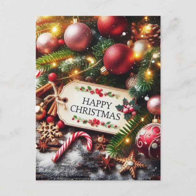 Carte Postale Joyeux Noël (Devant)