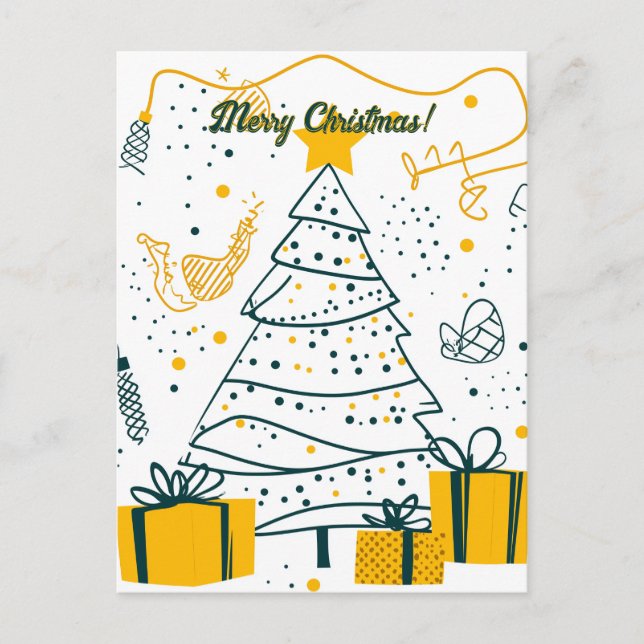 Carte Postale Joyeux Noël (Devant)
