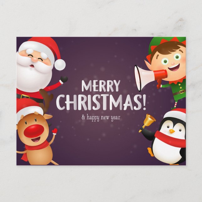 Carte Postale Joyeux Noël (Devant)