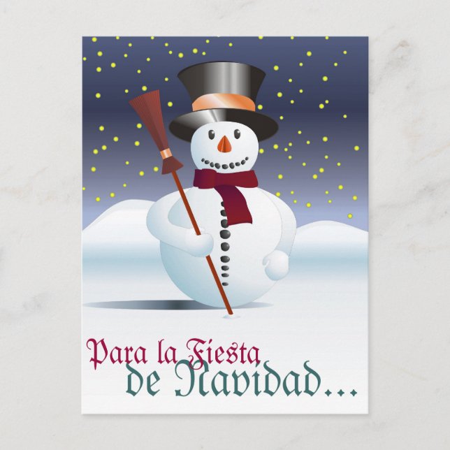 Carte Postale Joyeux Noël (Devant)