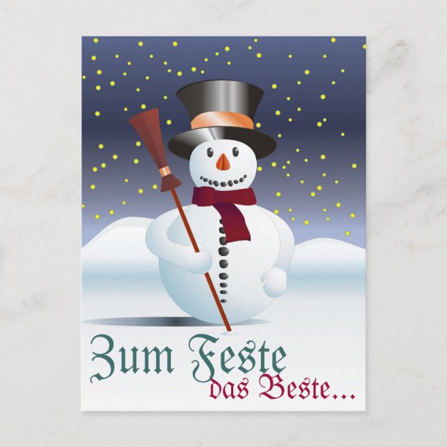 Carte Postale Joyeux Noël (Devant)