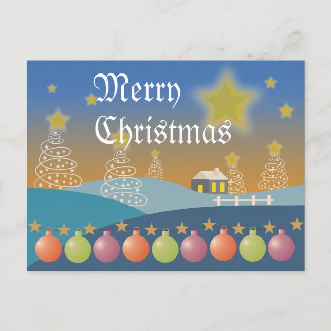 Carte postale Joyeux Noël (Devant)