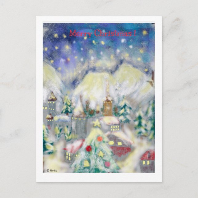 Carte Postale joyeux noël! (Devant)