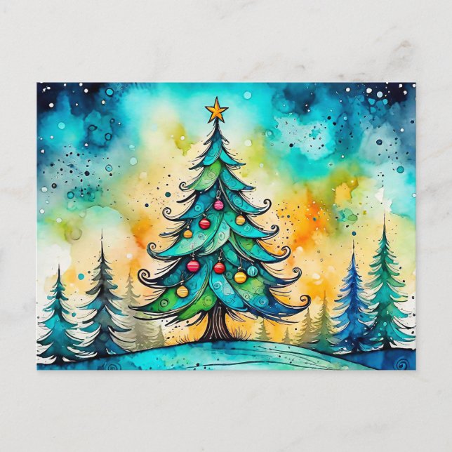 Carte Postale Joyeux Noël à tous (Devant)