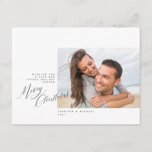 Carte Postale Joyeux Noël    AJOUTEZ LA PHOTO DE VOTRE FAMILLE C