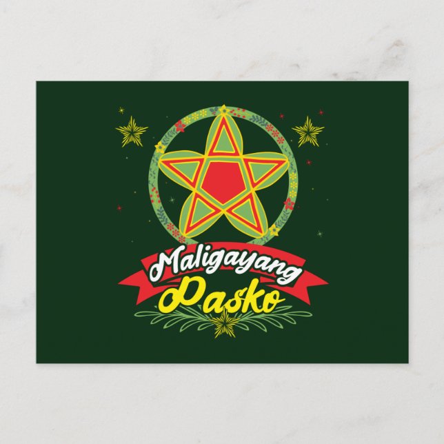 Carte Postale Joyeux Noël aux Philippines (Devant)