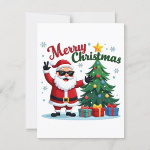 Carte Postale Joyeux Noël   Conception père Noël & Arborescence