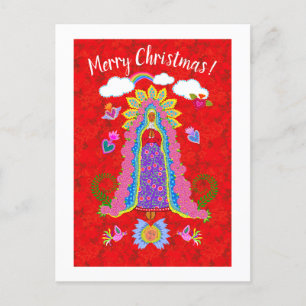 Carte Postale Joyeux Noël Dame de Guadalupe