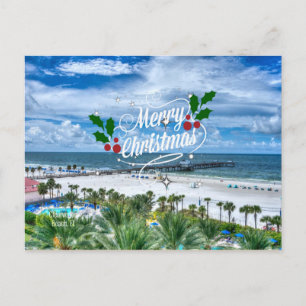 Carte Postale Joyeux Noël de Clearwater Beach