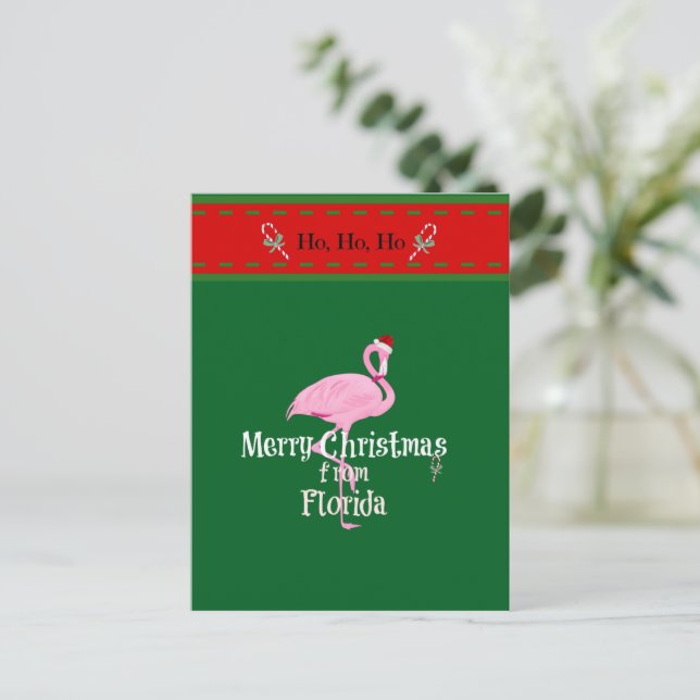 Carte Postale Joyeux Noël de Floride (Debout devant)
