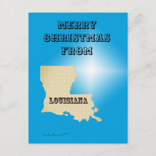 Carte postale - Joyeux Noël de Louisiane