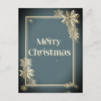 Joyeux Noël de luxe avec cristaux de neige