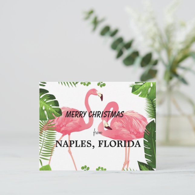 Carte Postale Joyeux Noël de Naples, Floride (Debout devant)