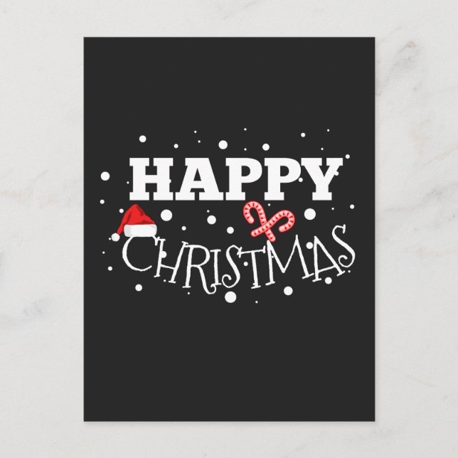 Carte Postale Joyeux Noël de Noël (Devant)