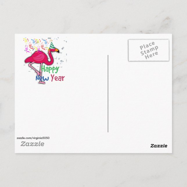 Carte Postale Joyeux Noël et Bonne Année de Floride (Dos)