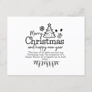 Carte Postale Joyeux Noël et bonne nouvelle année