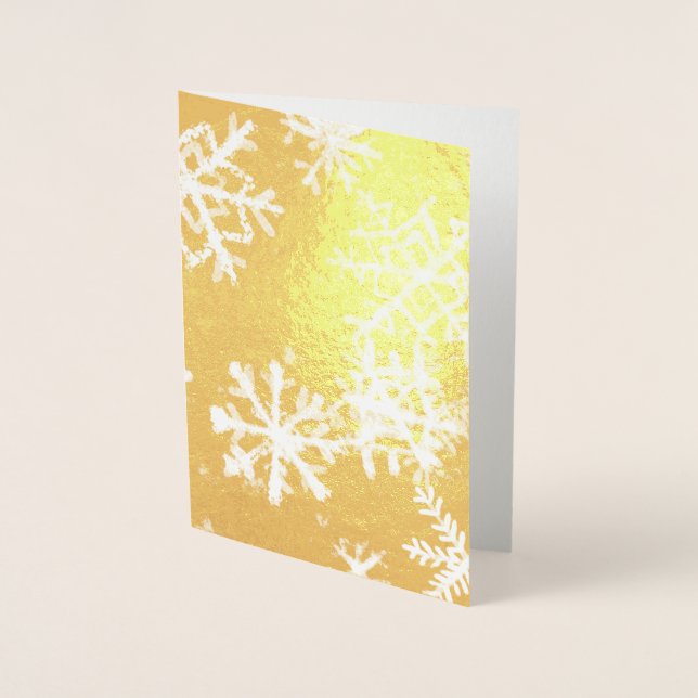 Carte postale Joyeux Noël Golden Holiday (Devant)