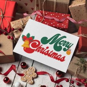 Carte Postale Joyeux Noël Groovy 