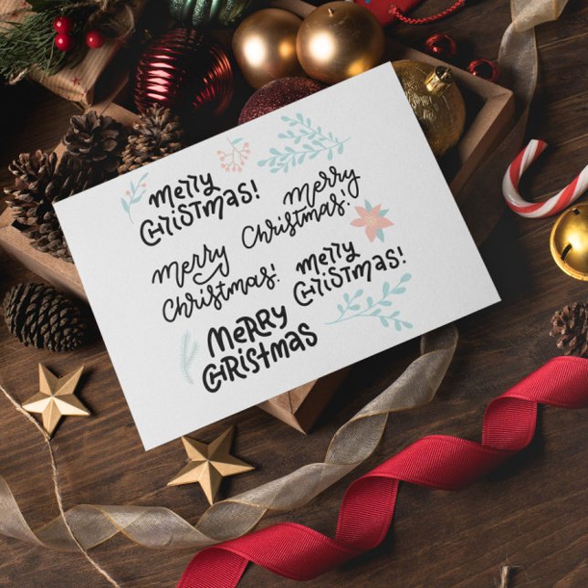 Carte Postale Joyeux Noël Groovy  (Créateur téléchargé)