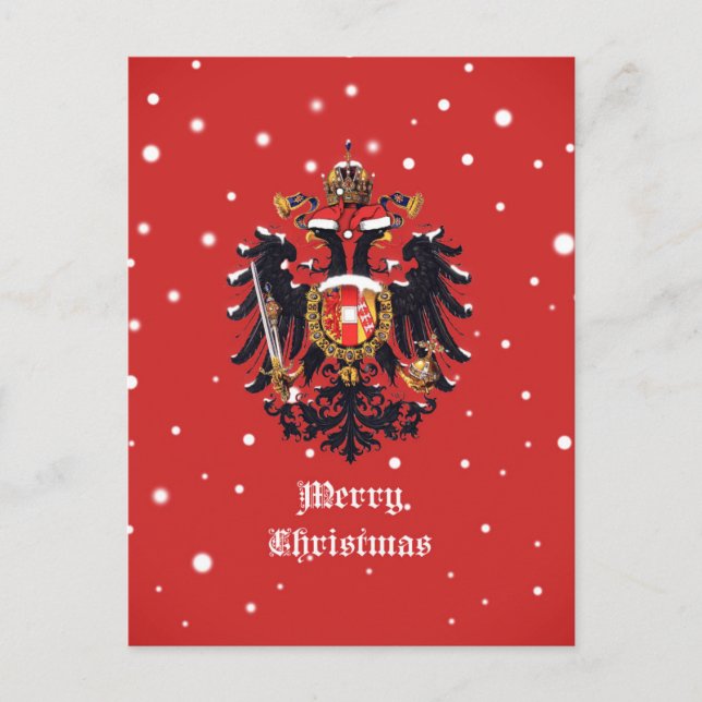 Carte Postale "Joyeux Noël" Habsburg (Devant)