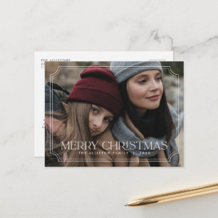 Carte postale Joyeux Noël intemporel