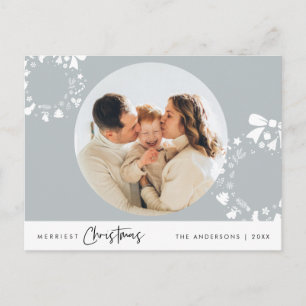 Carte Postale Joyeux Noël, Joyeux Noël Photo de famille