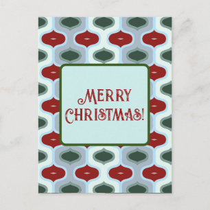 Carte Postale Joyeux Noël Mod Rétro