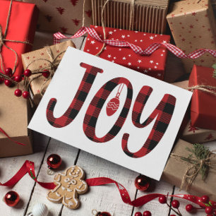 Carte Postale Joyeux Noël moderne minimaliste