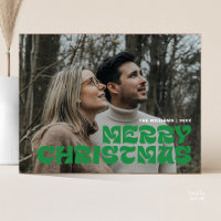 Joyeux Noël Photo de Famille, Élégant Chic et Styl