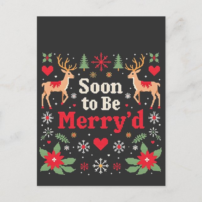 Carte Postale  Joyeux Noël pour les couples  (Devant)