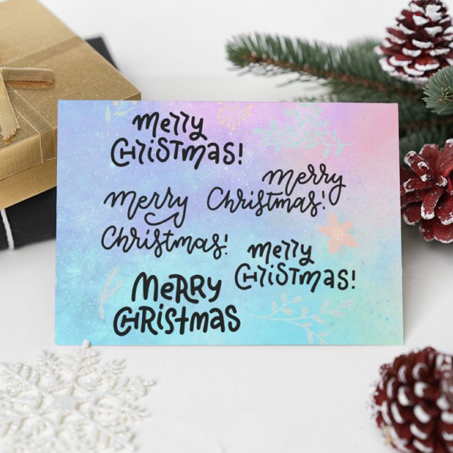 Carte Postale Joyeux Noël super (Créateur téléchargé)