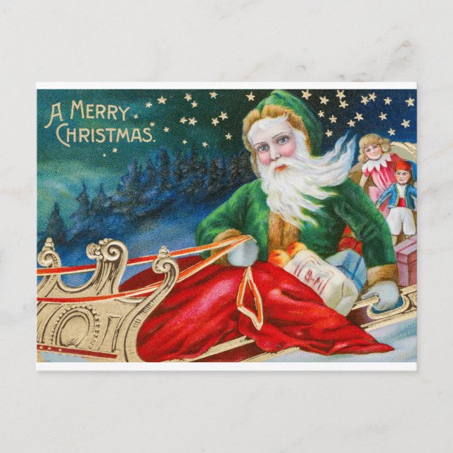Carte Postale Joyeux Noël vintage  (Devant)