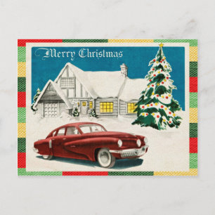 Carte Postale Joyeux Noël vintage