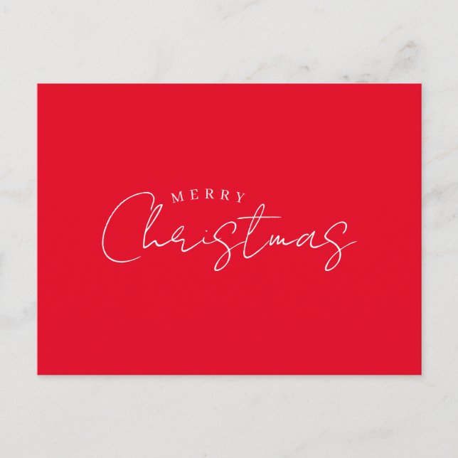 Carte Postale Joyeux Nouvel An Joyeux Noël Période des Fêtes (Devant)
