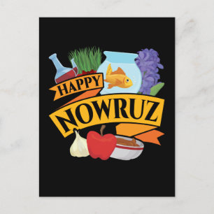 Carte Postale Joyeux Nowruz Nouvel An persan
