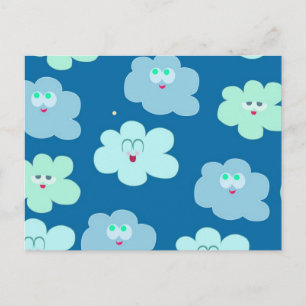 Carte Postale Joyeux nuages