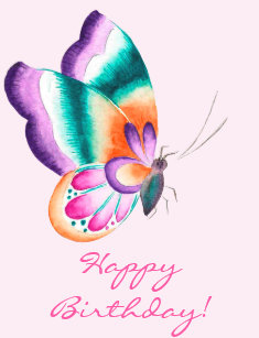 Cartes Postales Joyeux Anniversaire Papillon Originales Zazzle Fr